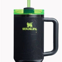 Stanley Halloween Quencher H2.0 FlowState Tumbler 40 OZ – Web Glow Black & Green
