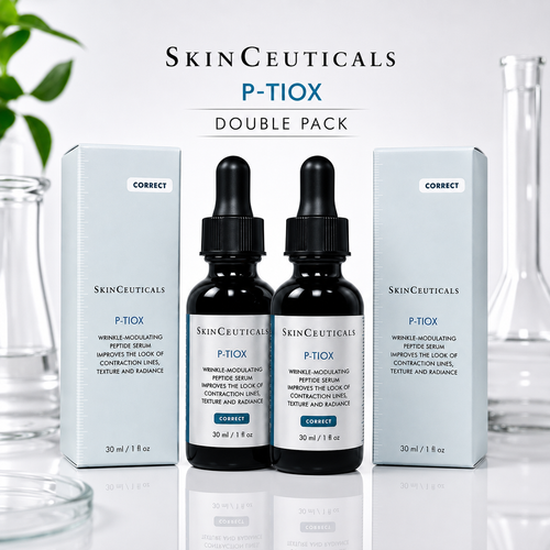 SkinCeuticals P-TIOX Wrinkle-Modulating Peptide Serum Double Pack – 2 x 1 fl oz (30 mL Each)